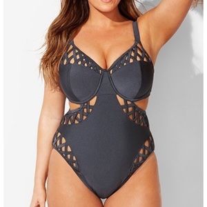 Gabifresh x swim suits for all cave swim suit